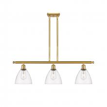 Innovations Lighting 516-3I-SG-GBD-752 - Bristol - 3 Light - 36 inch - Satin Gold - Stem hung - Island Light