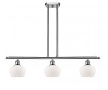 Innovations Lighting 516-3I-SN-G91 - Fenton - 3 Light - 36 inch - Brushed Satin Nickel - Cord hung - Island Light