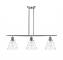 Innovations Lighting 516-3I-SN-GBC-84 - Berkshire - 3 Light - 36 inch - Brushed Satin Nickel - Cord hung - Island Light