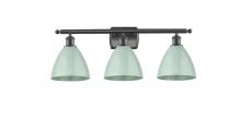 Innovations Lighting 516-3W-OB-MBD-75-SF - Plymouth - 3 Light - 28 inch - Oil Rubbed Bronze - Bath Vanity Light