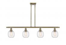 Innovations Lighting 516-4I-AB-G1013 - Belfast - 4 Light - 48 inch - Antique Brass - Cord hung - Island Light