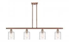Innovations Lighting 516-4I-AC-G1113 - Cobbleskill - 4 Light - 48 inch - Antique Copper - Stem hung - Island Light