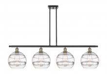 Innovations Lighting 516-4I-BAB-G556-10CL - Rochester - 4 Light - 48 inch - Black Antique Brass - Stem hung - Island Light