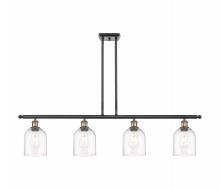 Innovations Lighting 516-4I-BAB-G558-6CL - Bella - 4 Light - 48 inch - Black Antique Brass - Cord hung - Island Light