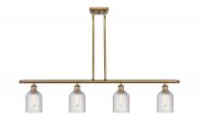 Innovations Lighting 516-4I-BB-G559-5CL - Bridal Veil - 4 Light - 48 inch - Brushed Brass - Cord hung - Island Light