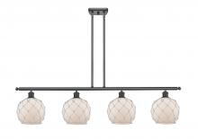 Innovations Lighting 516-4I-OB-G121-8RW - Farmhouse Rope - 4 Light - 48 inch - Oil Rubbed Bronze - Cord hung - Island Light