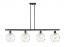 Innovations Lighting 516-4I-OB-G1215-8 - Athens Water Glass - 4 Light - 48 inch - Oil Rubbed Bronze - Stem hung - Island Light