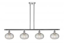 Innovations Lighting 516-4I-PC-G555-8CL - Ithaca - 4 Light - 48 inch - Polished Chrome - Stem hung - Island Light