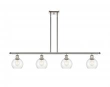 Innovations Lighting 516-4I-PN-G122-6 - Athens - 4 Light - 48 inch - Polished Nickel - Stem hung - Island Light