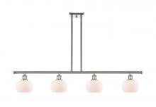 Innovations Lighting 516-4I-PN-G91 - Fenton - 4 Light - 48 inch - Polished Nickel - Cord hung - Island Light