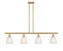 Innovations Lighting 516-4I-SG-G381 - Castile - 4 Light - 48 inch - Satin Gold - Stem hung - Island Light