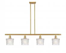 Innovations Lighting 516-4I-SG-G402 - Niagara - 4 Light - 48 inch - Satin Gold - Cord hung - Island Light