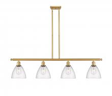 Innovations Lighting 516-4I-SG-GBD-754 - Bristol - 4 Light - 48 inch - Satin Gold - Stem hung - Island Light