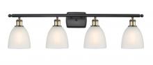 Innovations Lighting 516-4W-BAB-G381 - Castile - 4 Light - 36 inch - Black Antique Brass - Bath Vanity Light