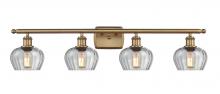 Innovations Lighting 516-4W-BB-G92 - Fenton - 4 Light - 37 inch - Brushed Brass - Bath Vanity Light