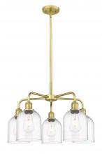 Innovations Lighting 516-5CR-SG-G558-6CL - Bella - 5 Light - 24 inch - Satin Gold - Chandelier