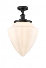 Innovations Lighting 517-1CH-BK-G661-12 - Bullet - 1 Light - 12 inch - Matte Black - Semi-Flush Mount