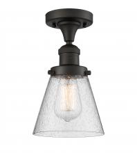 Innovations Lighting 517-1CH-OB-G64 - Cone - 1 Light - 7 inch - Oil Rubbed Bronze - Semi-Flush Mount