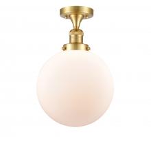 Innovations Lighting 517-1CH-SG-G201-10 - Beacon - 1 Light - 10 inch - Satin Gold - Semi-Flush Mount