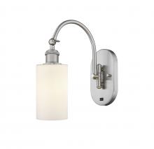 Innovations Lighting 518-1W-SN-G801 - Clymer - 1 Light - 4 inch - Brushed Satin Nickel - Sconce