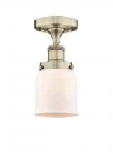 Innovations Lighting 616-1F-AB-G51 - Bell - 1 Light - 5 inch - Antique Brass - Semi-Flush Mount