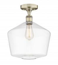 Innovations Lighting 616-1F-AB-G652-12 - Cindyrella - 1 Light - 12 inch - Antique Brass - Semi-Flush Mount