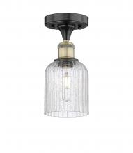 Innovations Lighting 616-1F-BAB-G559-5SDY - Bridal Veil - 1 Light - 5 inch - Black Antique Brass - Semi-Flush Mount