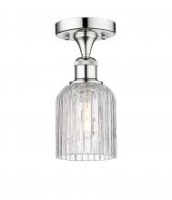 Innovations Lighting 616-1F-PC-G559-5CL - Bridal Veil - 1 Light - 5 inch - Polished Chrome - Semi-Flush Mount