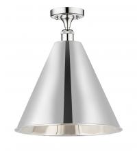 Innovations Lighting 616-1F-PC-MBC-16-PC - Berkshire - 1 Light - 16 inch - Polished Chrome - Semi-Flush Mount