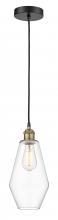 Innovations Lighting 616-1P-BAB-G652-7 - Cindyrella - 1 Light - 7 inch - Black Antique Brass - Cord hung - Mini Pendant