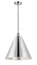 Innovations Lighting 616-1P-PC-MBC-16-PC - Berkshire - 1 Light - 16 inch - Polished Chrome - Cord hung - Mini Pendant