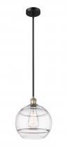 Innovations Lighting 616-1S-BAB-G556-12CL - Rochester - 1 Light - 12 inch - Black Antique Brass - Cord hung - Mini Pendant