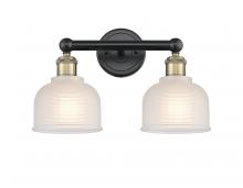 Innovations Lighting 616-2W-BAB-G411 - Dayton - 2 Light - 15 inch - Black Antique Brass - Bath Vanity Light