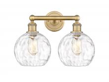 Innovations Lighting 616-2W-BB-G1215-8 - Athens Water Glass - 2 Light - 17 inch - Brushed Brass - Bath Vanity Light