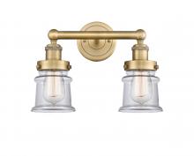 Innovations Lighting 616-2W-BB-G182S - Canton - 2 Light - 14 inch - Brushed Brass - Bath Vanity Light