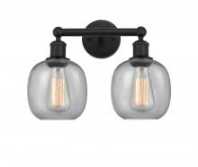 Innovations Lighting 616-2W-BK-G104 - Belfast - 2 Light - 15 inch - Matte Black - Bath Vanity Light