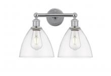 Innovations Lighting 616-2W-PC-GBD-752 - Bristol - 2 Light - 17 inch - Polished Chrome - Bath Vanity Light