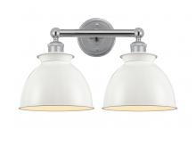 Innovations Lighting 616-2W-PC-M14-W - Adirondack - 2 Light - 17 inch - Polished Chrome - Bath Vanity Light