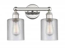 Innovations Lighting 616-2W-PN-G112 - Cobbleskill - 2 Light - 14 inch - Polished Nickel - Bath Vanity Light