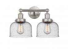 Innovations Lighting 616-2W-SN-G74 - Bell - 2 Light - 17 inch - Brushed Satin Nickel - Bath Vanity Light