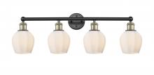 Innovations Lighting 616-4W-BAB-G461-6 - Norfolk - 4 Light - 33 inch - Black Antique Brass - Bath Vanity Light