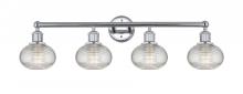 Innovations Lighting 616-4W-PC-G555-6CL - Ithaca - 4 Light - 33 inch - Polished Chrome - Bath Vanity Light