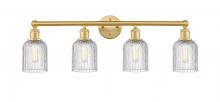 Innovations Lighting 616-4W-SG-G559-5CL - Bridal Veil - 4 Light - 32 inch - Satin Gold - Bath Vanity Light