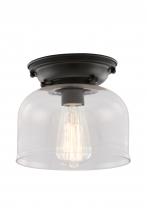 Innovations Lighting 623-1F-BK-G72 - Bell - 1 Light - 8 inch - Matte Black - Flush Mount