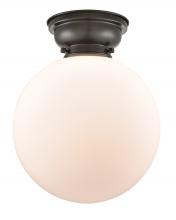 Innovations Lighting 623-1F-OB-G201-12 - Beacon - 1 Light - 12 inch - Oil Rubbed Bronze - Flush Mount