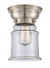 Innovations Lighting 623-1F-SN-G182 - Canton - 1 Light - 6 inch - Brushed Satin Nickel - Flush Mount