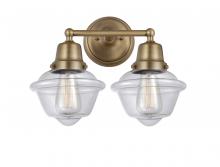 Innovations Lighting 623-2W-BB-G532 - Oxford - 2 Light - 16 inch - Brushed Brass - Bath Vanity Light