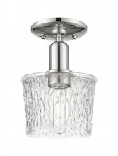 Innovations Lighting 716-1C-PN-G402 - Niagara - 1 Light - 7 inch - Polished Nickel - Semi-Flush Mount