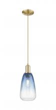 Innovations Lighting 716-1P-CB-G480-6SB - Brookhaven Almond - 1 Light - 6 inch - Champagne Bronze - Cord hung - Mini Pendant