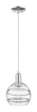 Innovations Lighting 716-1P-PN-G556-8CL - Rochester - 1 Light - 8 inch - Polished Nickel - Cord hung - Mini Pendant